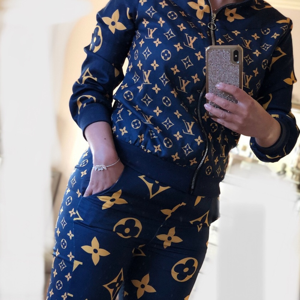 Sweat jacket and pants